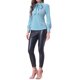 thumbnail image 2 of INSPIRE CHIC Women's Retro Velvet Tie Neck Long Sleeve Casual Work Blouse Top XS Light Blue, 2 of 6