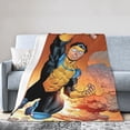 thumbnail image 2 of Invincible Throw Blanket Soft Lightweight Cozy Plush Flannel Bed Blanket Fuzzy Fluffy Fleece Blankets for Bedroom Living Room Couch Office 40"X30", 2 of 8