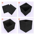 thumbnail image 3 of REGALWOVEN Collapsible Fabric  Storage Cube, Storage Bin for Shelves Closet, Storage Basket Black 11*10.5*10.5in, 3 of 6