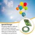 thumbnail image 4 of Bearachild 100 Piezas Globos Cuerda Cadena Artesanía Curling Ribbon 10m Suministros para fiestas Boda Cumpleaños Diseño Regalo Multicolor Verde Kits de decoración para fiestas Rellamada verde Bearachild HA063554-15B, 4 of 6