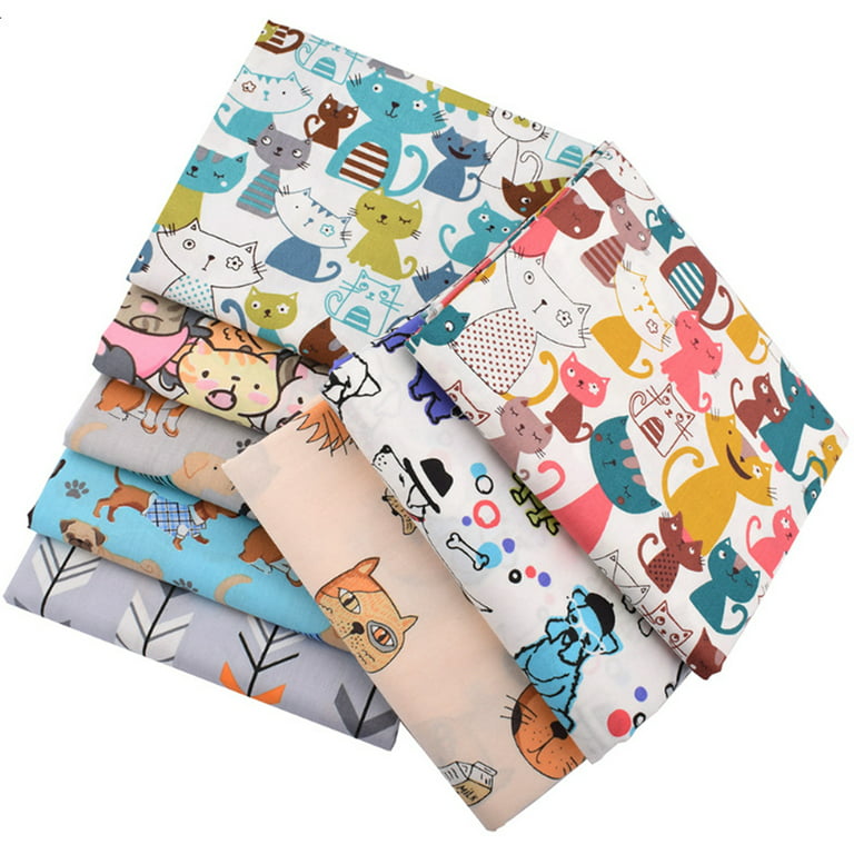 Lion Fat Quarters Fabric Bundles for Sewing Baby Boy Animal Fabric Cute