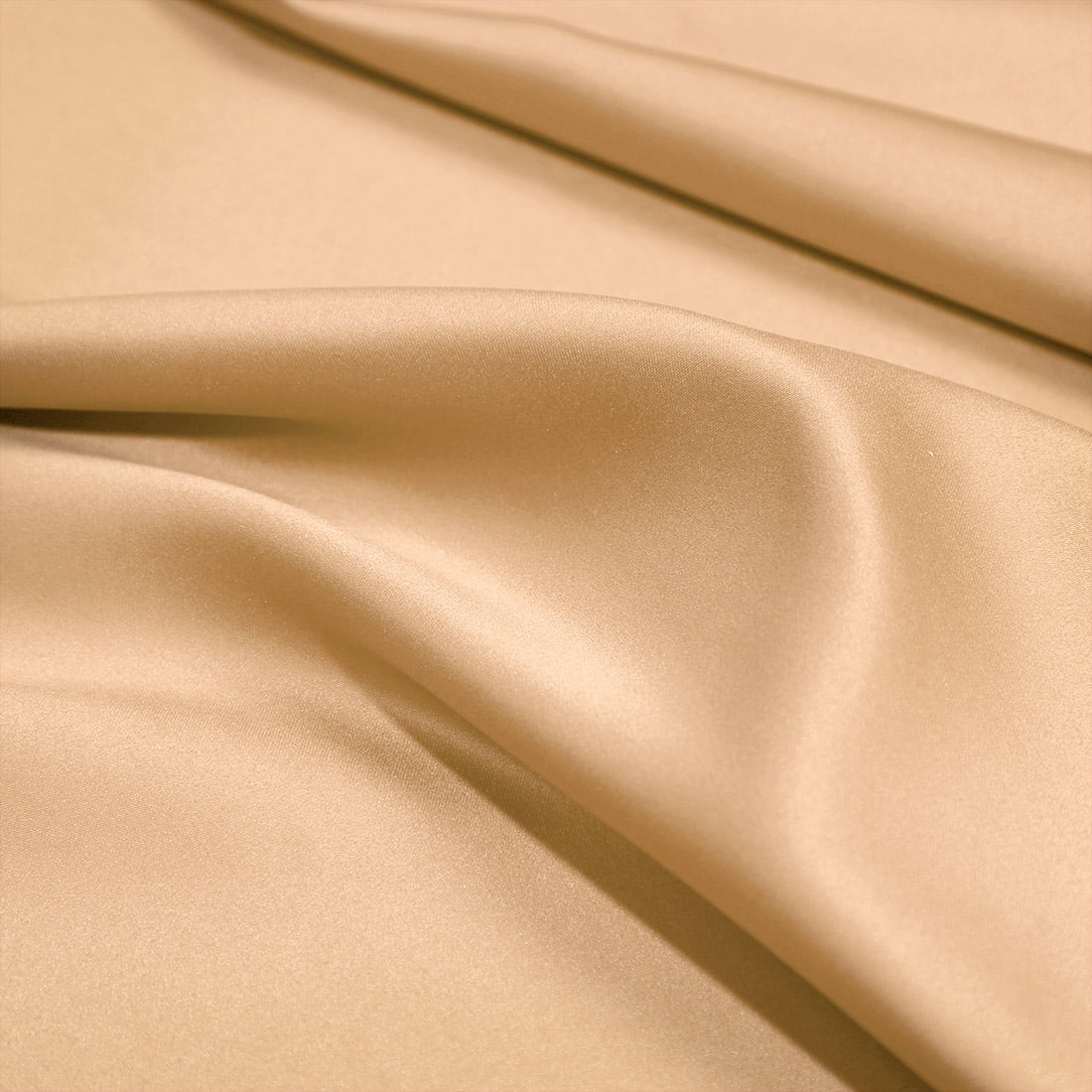 Unique Bargains Silky Satin Zippered Body Pillow Cover, 21" x 54", Caramel
