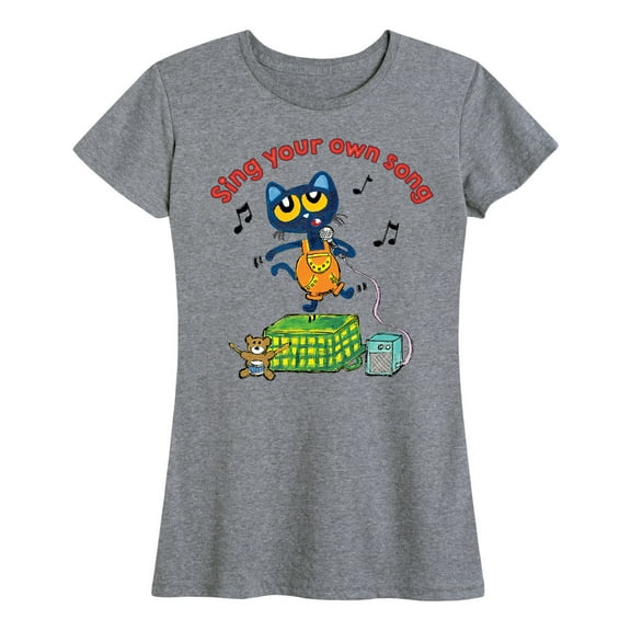Pete The Cat - Sing Your Own Song - Women's Short Sleeve Graphic T-Shirt