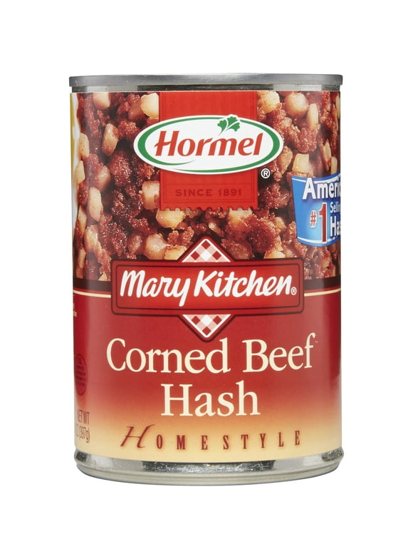 MARY KITCHEN Corned Beef Hash, Canned Corned Beef, 14 oz Steel Can