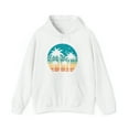 thumbnail image 2 of Palm Tree Retro Sunset Surf Hoodie Unisex Heavy Blend™ Hooded Sweatshirt, 2 of 9