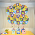 thumbnail image 4 of PMU Happy Birthday Icon 18 Inch Mylar-Foil Balloon Pkg/5, 4 of 7
