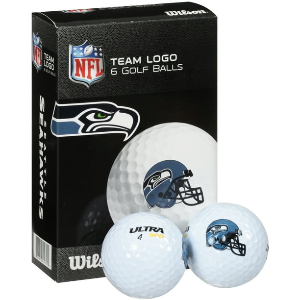Wilson® NFL Team Logo Seattle Seahawks Golf Balls 6 ct Box Walmart