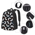 thumbnail image 4 of Daiia Cool Gamepad Backpack for Men and Women -Durable Backpack Large Capacity, Water-Resistant Bag with Adjustable Straps and Laptop Compartment, 4 of 9