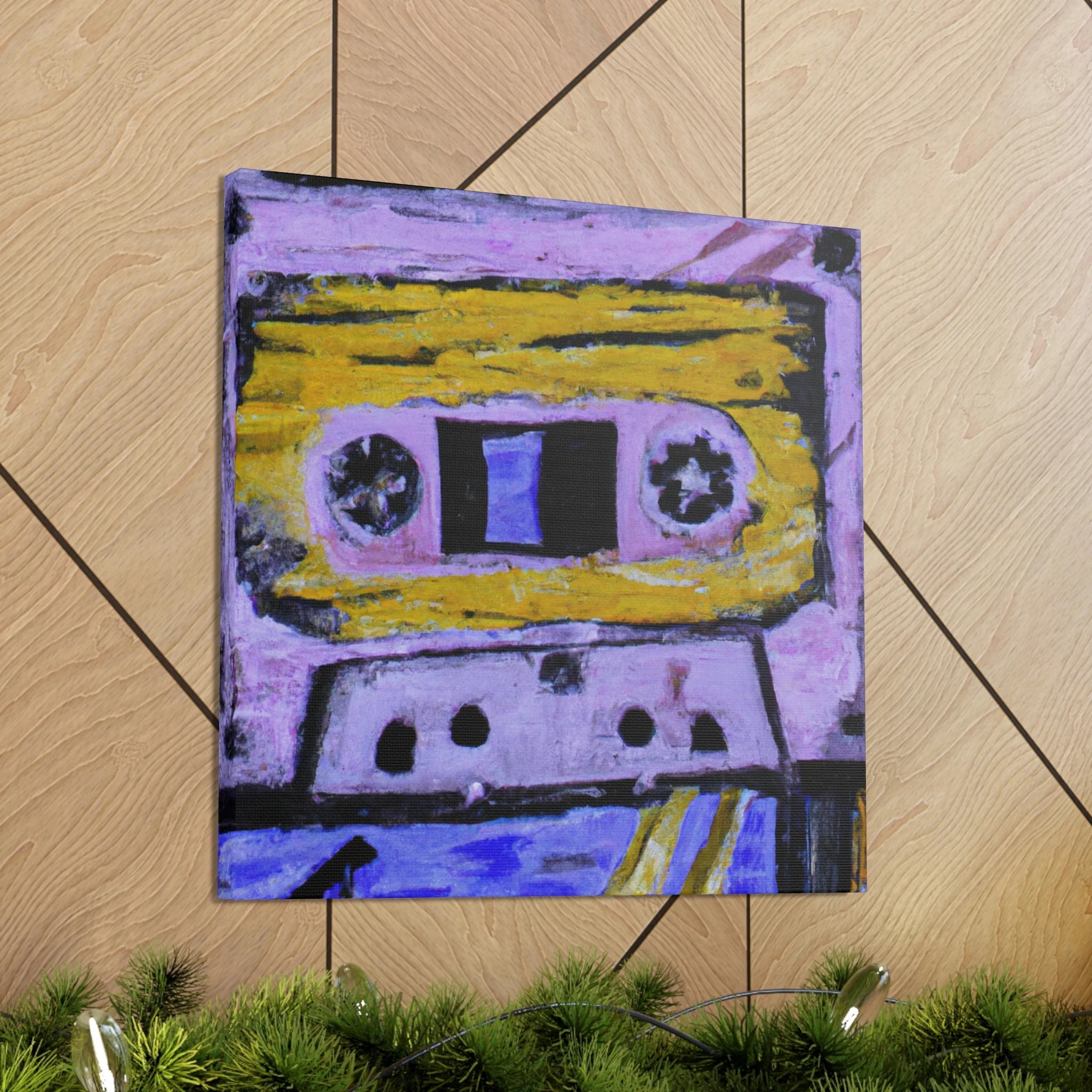 Cassette Tape Reflection - Canvas