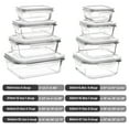 thumbnail image 5 of 8pcs Glass Storage Container Set with Lids, Vtopmart Meal Prep Containers, Airtight Bento Boxes, Gray, 5 of 5