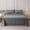 Gray, variant on SLEEP ZONE 85gsm Bed Sheet Set, Microfiber Wrinkle-free Bedding set with 14" Pocket Beige, Queen