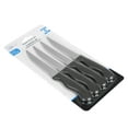 thumbnail image 3 of Mainstays 4-Piece Steak Knife Set with Soft Grip & Black Handles, 3 of 6