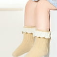 thumbnail image 2 of TELOLY 5Pairs Toddler Socks,Lace Adds A Graceful Touch Baby Girl Socks,Cotton Socks for 1-3 Years Old Kids Socks,Colormixing3,M, 2 of 4