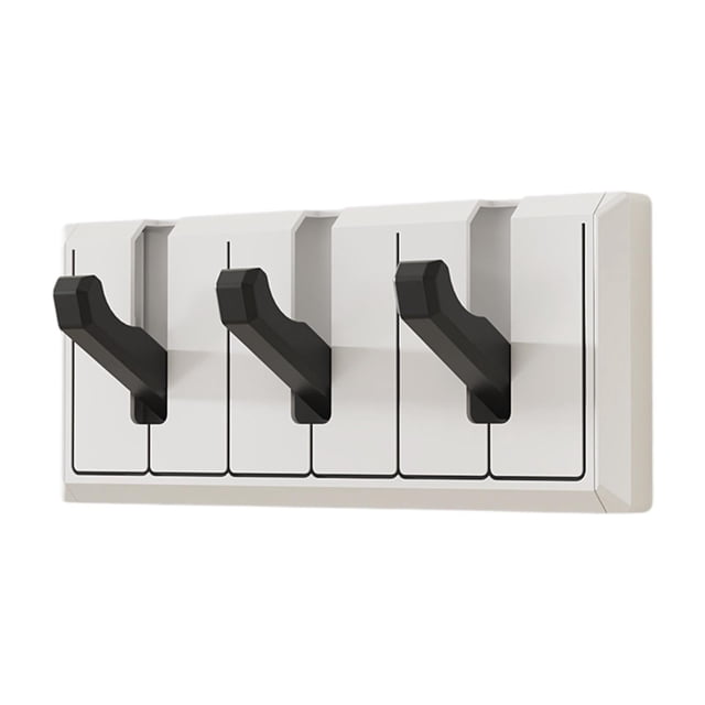 Gancho de pared plegable Duty Heavy Duty Fácil de instalar el organizador de ahorro de espacio Montada para la pared para la sala de estar Bolsos 3 piezas