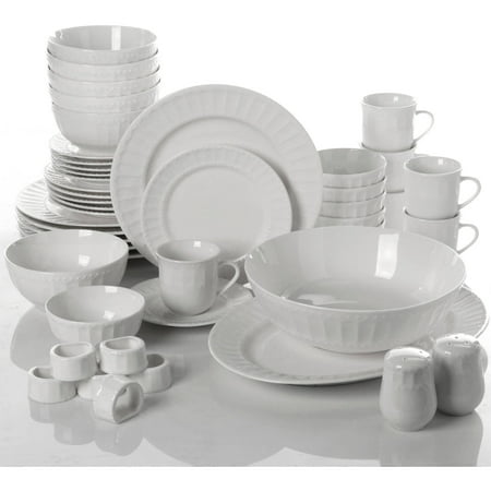 Best Gibson Home Regalia 46-Piece Dinnerware and Serveware Set, Service for 6 deal