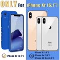 thumbnail image 2 of Compatible con iPhone Xr Funda de 6.1 pulgadas para mujeres y niñas, Lindo corazón de amor de lujo [Cubierta protectora de lente de cámara completa suave antiarañazos] Silicona Girly S, 2 of 5