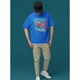 thumbnail image 2 of Chillin' ICEE Polar Bear Retro Graphic Men's T-shirt, 2 of 4