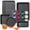 Gray, variant on Kikcoin Bakeware Set, 22 Pcs Carbon Steel Non-Stick Baking Pan Set, Baking Sheet for Kitchen, Muffin Pan & Cookie Sheet & Cake Pan, Oven Safe up to 446℉