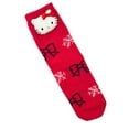 thumbnail image 3 of Hello Kitty Women's Holiday 3D Cozy Crew Socks, 1-Pack, Size 4-10, 3 of 7
