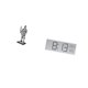 thumbnail image 5 of Figura de escritorio,Estatua de caballero,arte,artesanía,coleccionable,escritorio,oficina,Figura decorativa,pieza de arte,decoración del hogar,Reloj de pared digital,Reloj de pared digital, 5 of 8