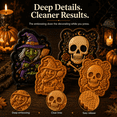 thumbnail image 3 of Ktlvex Halloween Mini Pie Mold Collection,Reusable Hand Pie Press Mold for Baking,Pocket Pie Maker for Fall Halloween Holiday Party Baking Supplies (F), 3 of 6