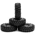 thumbnail image 4 of Pneus en Caoutchouc pour RC Crawler Pneus de Voiture RC avec Jantes de Roue Remplacement pour 1/10 Traxxas TRX-4 Axial SCX10, 4 of 5