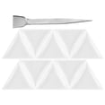 thumbnail image 4 of Shisuyan 1Set Stainless Steel Tweezers With Scoop Plastic Triangle Sorting Trays For Beads And Rhinestones For Jewelry Making And Crafting, 4 of 8