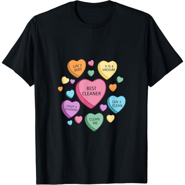 Camiseta de limpieza para el día de San Valentín