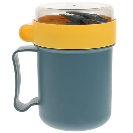 

1pc Cereal Cup Breakfast Cup Microwave Oven Milk Cup Portable Milk Cup for Home
