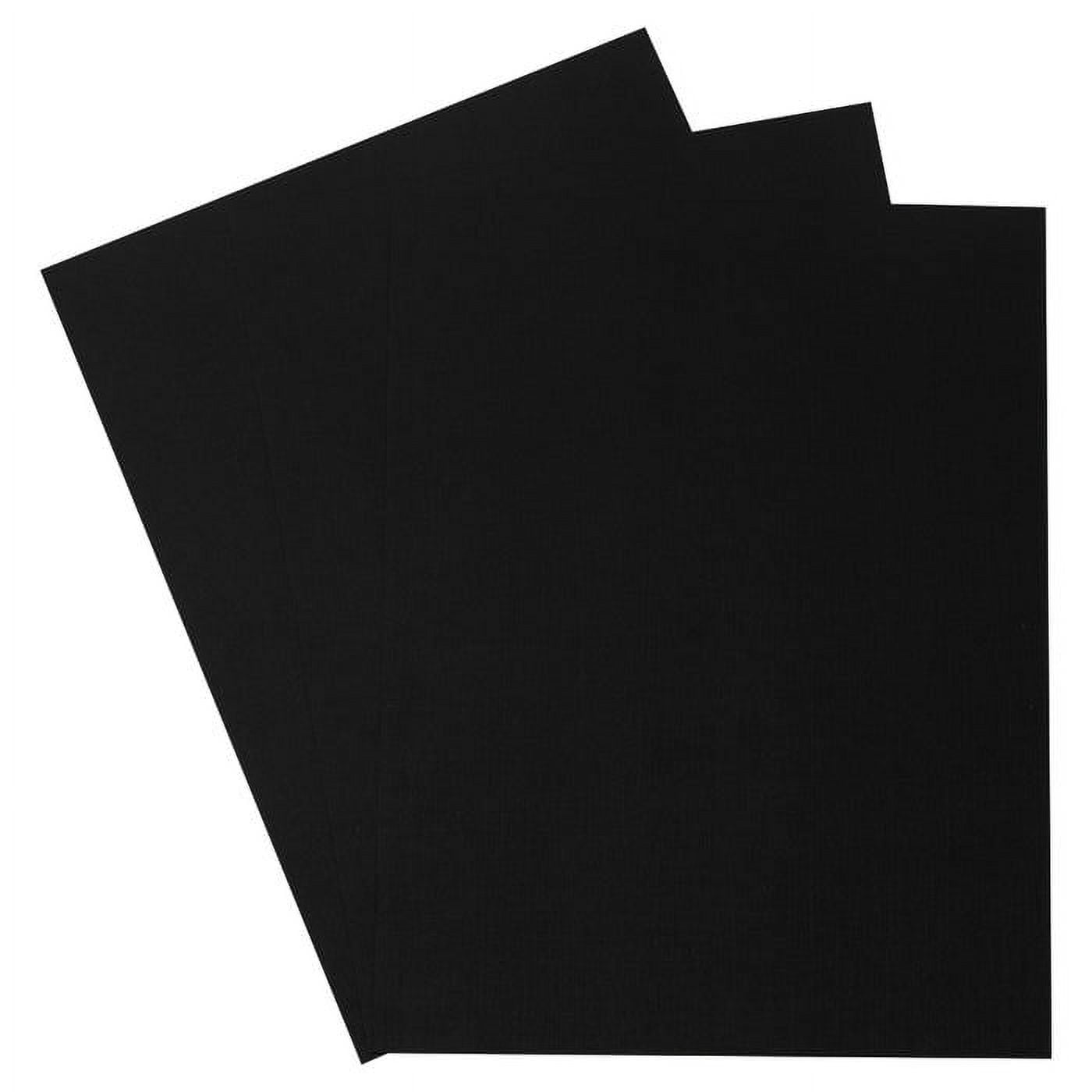 JAM Paper Solid Colors, 8 1/2 x 11, Black Linen, 32lb, 250 Per Pack