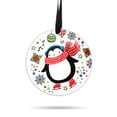 thumbnail image 1 of WIRESTER Large 3 inch Acrylic Ready to Hang Ornament, Hanging Ornaments for Christmas Tree Holidays Party Home Office Xmas Tree Decoration Gift - Christmas Penguin Skating, 1 of 7