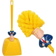 Donald Toilet Brush and Brush Bowl -Funny Political Gag Gift Novelty Hair Unique Gift Idea,Funny Gag Gift for Your Friends & Family