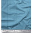 thumbnail image 1 of Soimoi Blue Rayon Fabric Geometric Abstract Printed Craft Fabric by the Yard 42 Inch Wide, 1 of 3