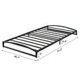 thumbnail image 4 of Low Bed Frame Twin Size, 6 Inch Heavy Duty Metal Platform Bed Frame Low Profile, Mattress Foundation, No Box Spring Needed, Noise-Free, Non-Slip, Easy Assembly, Black, 4 of 9