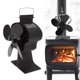 thumbnail image 4 of Ventilador De Chimenea Alimentado Por Calor, Aleación De Aluminio 25db Bajo Nivel De Ruido Arranque Automático 80 Grados Celsius -350 Grados Celsius Temperatura De Trabajo ANGGREK Heat Powered Fireplace Fan, 4 of 8