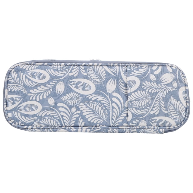 Bolsa de ganchillo tela Oxford palo largo aguja herramienta de costura almacenamiento accesorios para tejer CaseGrey