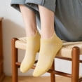 thumbnail image 3 of 1 par de calcetines deportivos para mujer, de algodón, antideslizantes, que absorben la humedad, cómodos y elásticos., 3 of 8