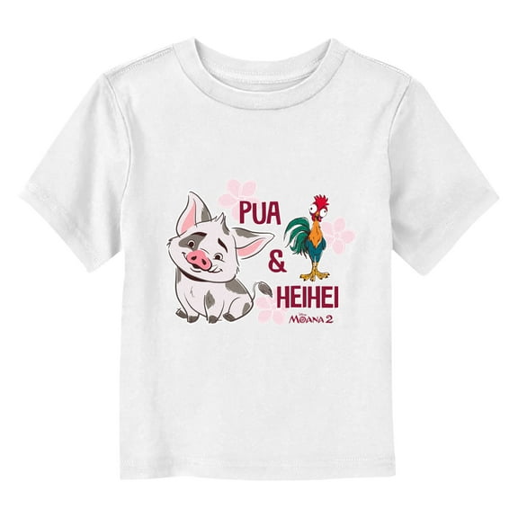 Toddler's Moana 2 Pua & Heihei Logo Graphic T-Shirt
