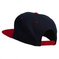 thumbnail image 3 of Hollywood Embroidered Two Tone Snapback Cap - Navy Red OSFM, 3 of 5