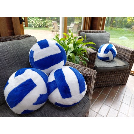 Plush Volleyball Pillow-Royal Blue----Oversized, Super Soft Material ****FREE SHIPPING****