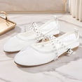 thumbnail image 4 of Zapatos Vestir Diarios para Mujer Bailarinas Malla Cómodas Antideslizantes El Y La Oficina, 4 of 9