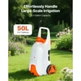 thumbnail image 4 of 13.1Gal Battery-Powered Sprayer with Wheels - 0-80 PSI Electric Weed Sprayer for Lawn & Garden, 4 of 10