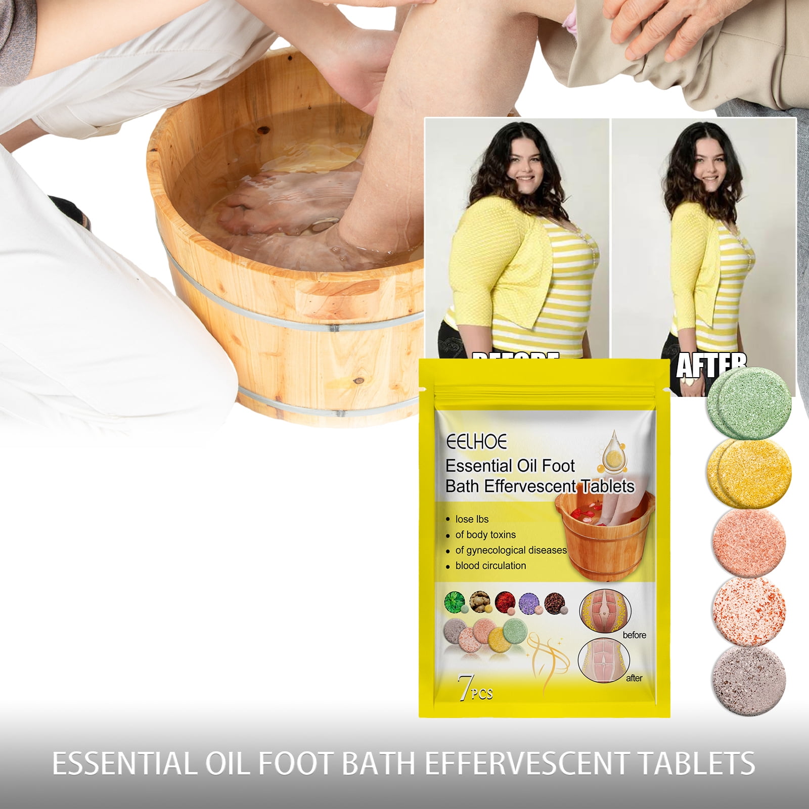 Foot Bath Tablets,Foot Spa Bath Bombs,Essential Oil Foot Bath Spa Foot