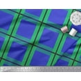 thumbnail image 3 of Soimoi Velvet Fabric Check Check Print Fabric by the Yard 58 Inch Wide, 3 of 3
