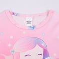 thumbnail image 5 of Emy Dola 2 Pcs Summer Girl Mermaids Pajamas Set Unicorn Cartoon Sleepwear for Kids Short Sleeve Jammies Pjs Shorts Set 3-8 Years, 5 of 9