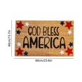 thumbnail image 3 of Non Slip Doormat Patriotic Entrance Rug, Durable Easy Clean Indoor Outdoor Floor Mat, Waterproof Entryway Rug for Kitchen Bathroom Laundry Room, Machine Washable Anti Skid Welcome Mat for Home Decor, 3 of 7