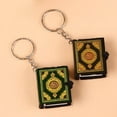 thumbnail image 3 of AMLESO Muslim Islamic Mini Koran Book Pendant Keychain Key Small Religious Jewelry - Gold, 3 of 5