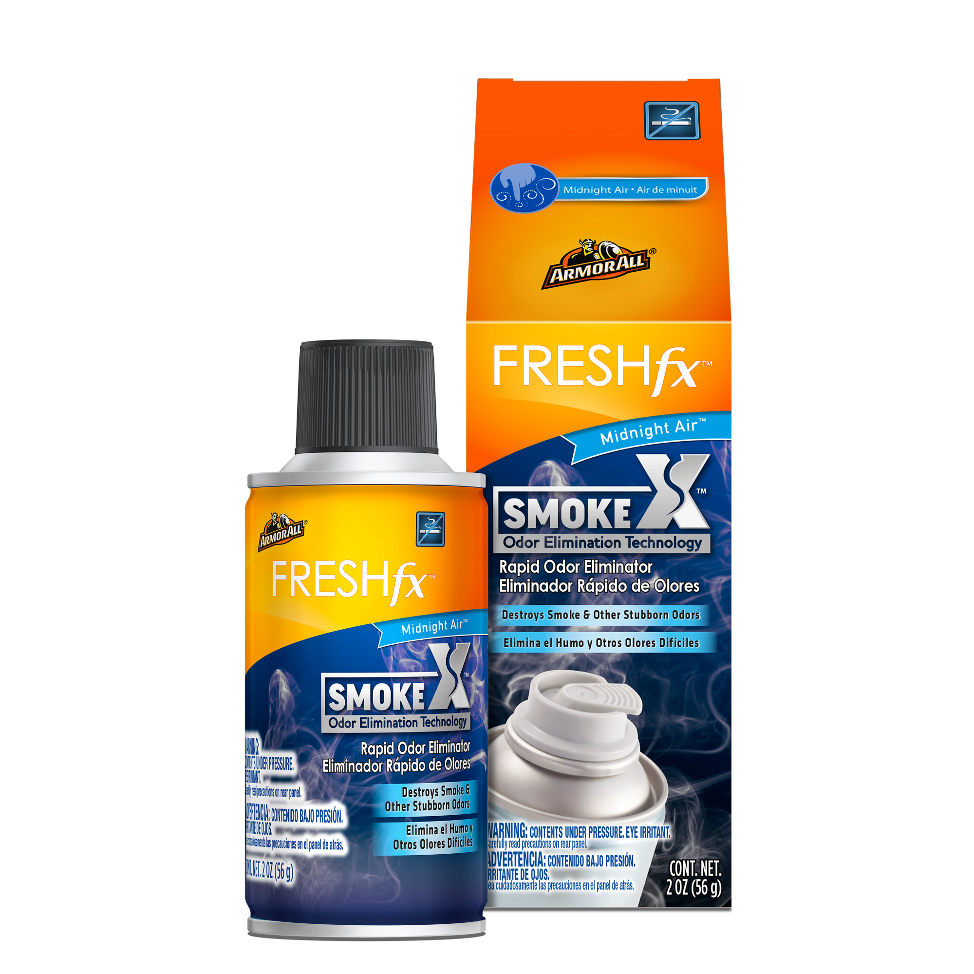 Armor All FRESH fx Smoke X Rapid Odor Eliminator – Midnight Air Scent (2 ounces)