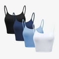 thumbnail image 3 of Stelle Longline Sports Bra for Women Wirefree Padded Yoga Bras, 3 of 4