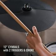 Electrci drum set for Adult Bignner with 918 Sounds, Quite Mesh Pads, ACE-310